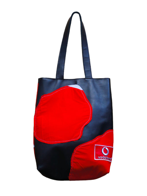 BLACK MOTORCYCLE TOTE BAG