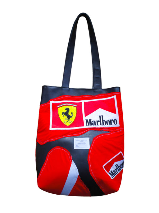 TOTE BAG UPCYCLING MARLBORO ROUGE