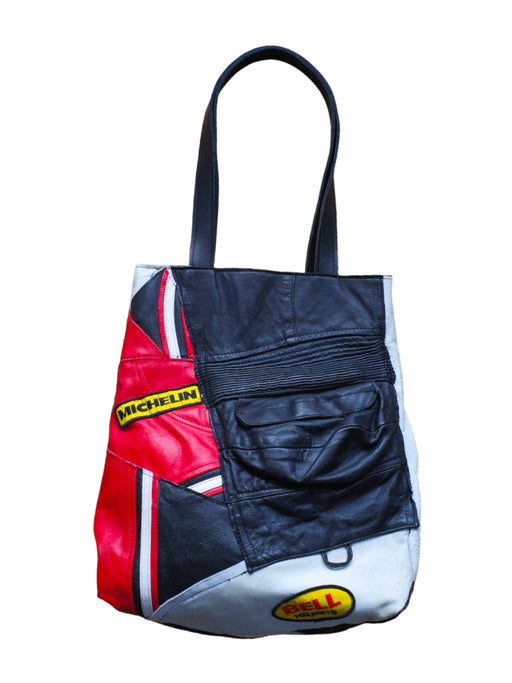 BLACK MOTORCYCLE TOTE BAG