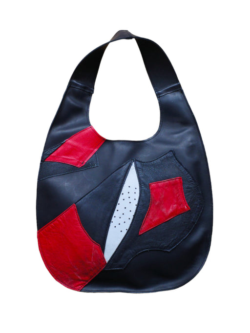 BLACK MOTORCYCLE TOTE BAG