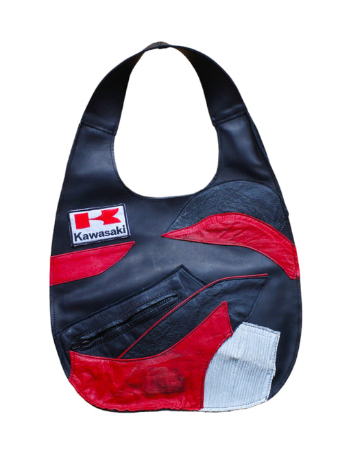 BLACK MOTORCYCLE TOTE BAG