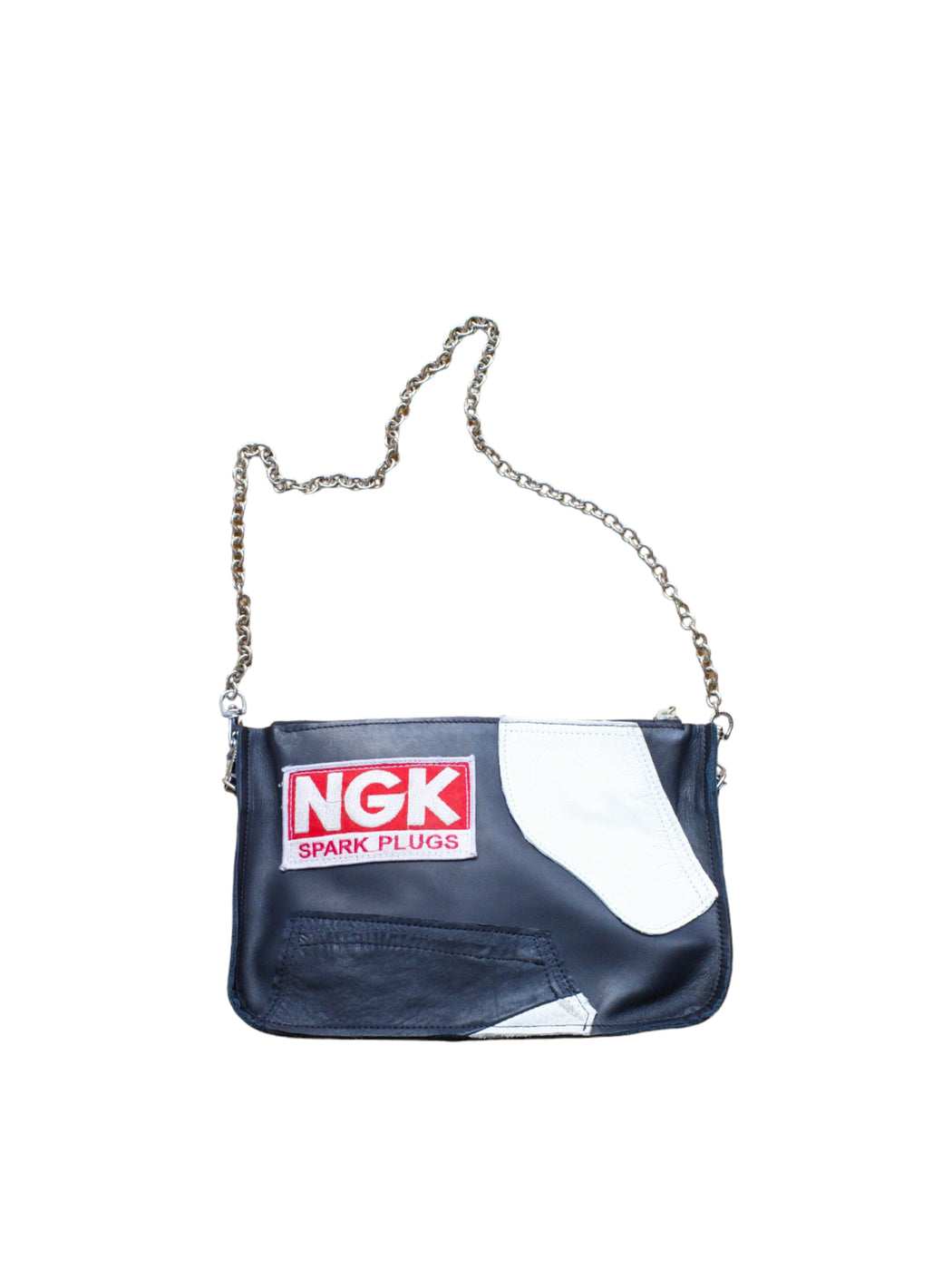 POCHETTE CUIR NGK ROUGE