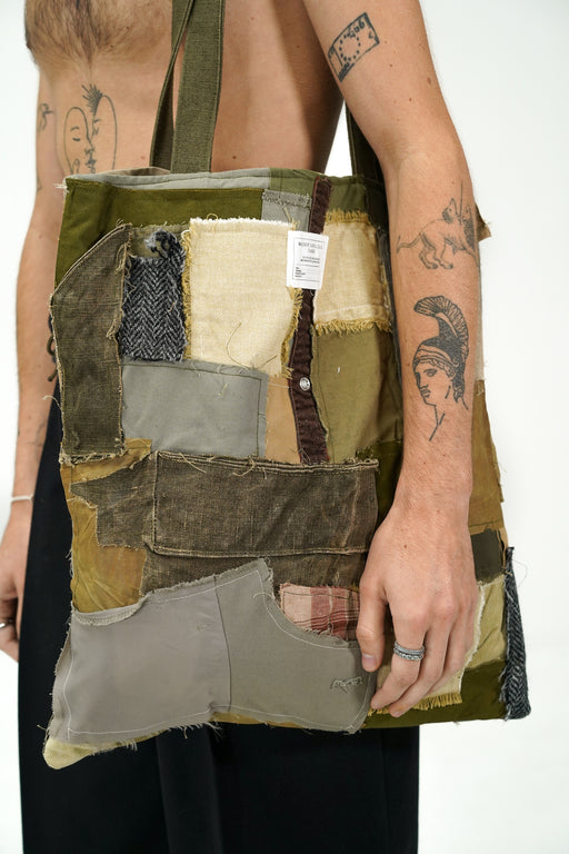 TOTE BAG UPCYCLING VÊTEMENTS MILITAIRE ZERO WASTE N°6