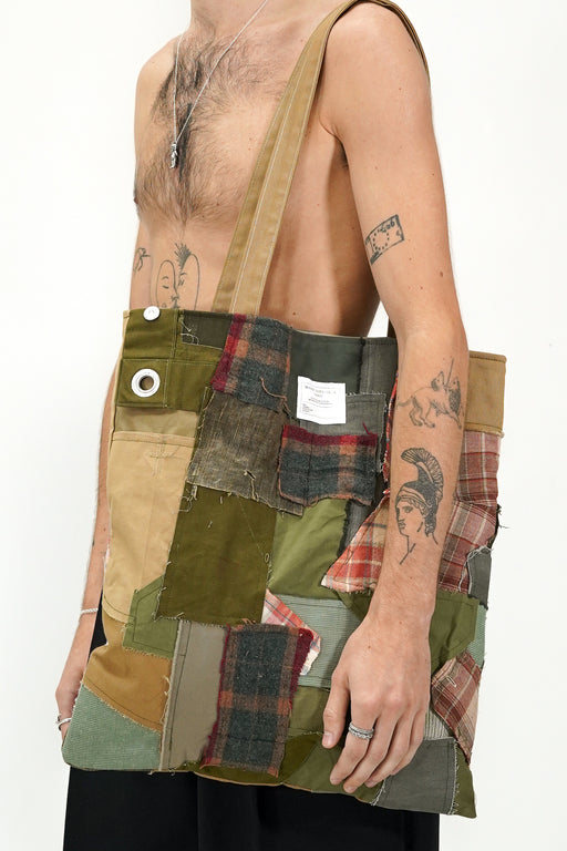 TOTE BAG UPCYCLING VÊTEMENTS MILITAIRE ZERO WASTE N°2